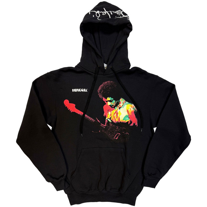 Jimi Hendrix 'Band Of Gypsys V1' (Black) Pull Over Hoodie