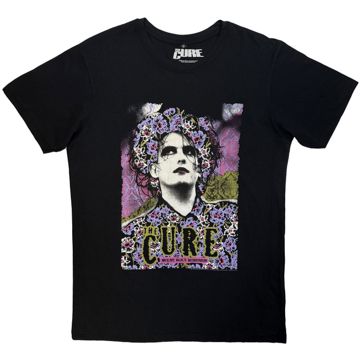 The Cure 'Dallas Poster 05.13.23' (Black) Carbon T-Shirt