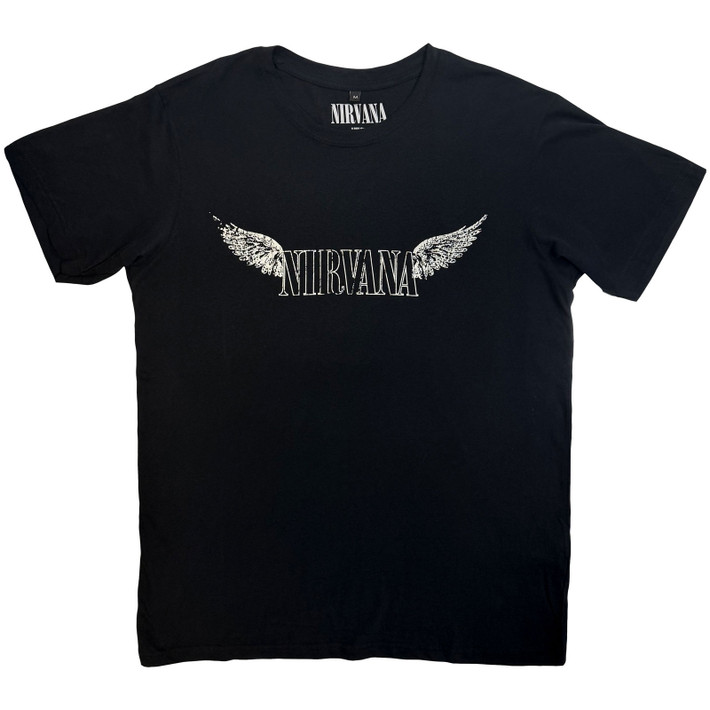 Nirvana 'In Utero Tracklist' (Black) Carbon T-Shirt