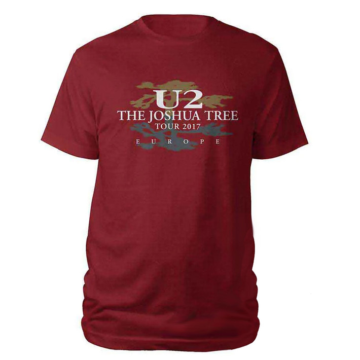 U2 'Joshua Tree 2017' (Red) T-Shirt