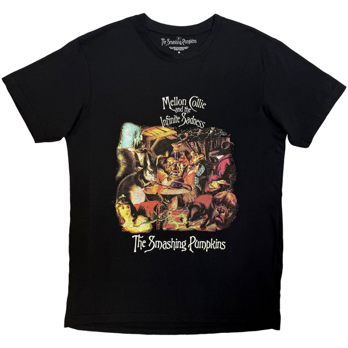The Smashing Pumpkins 'Mellon Collie Animals' (Black) Carbon T-Shirt