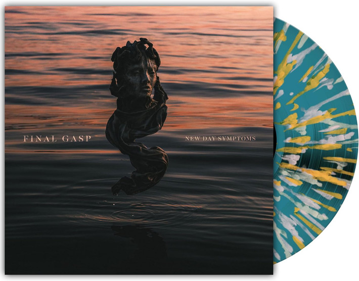 Final Gasp 'New Day Symptoms' LP Sea Blue Splatter Vinyl