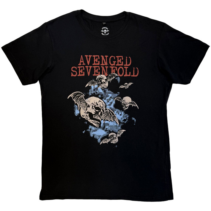Avenged Sevenfold 'Night Bats' (Black) Carbon T-Shirt