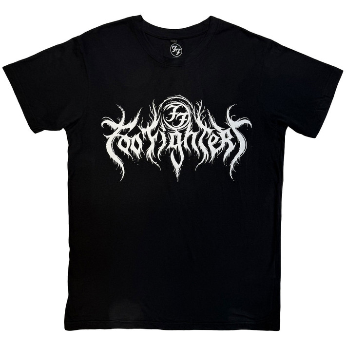 Foo Fighters 'Metal Logo' (Black) Carbon T-Shirt