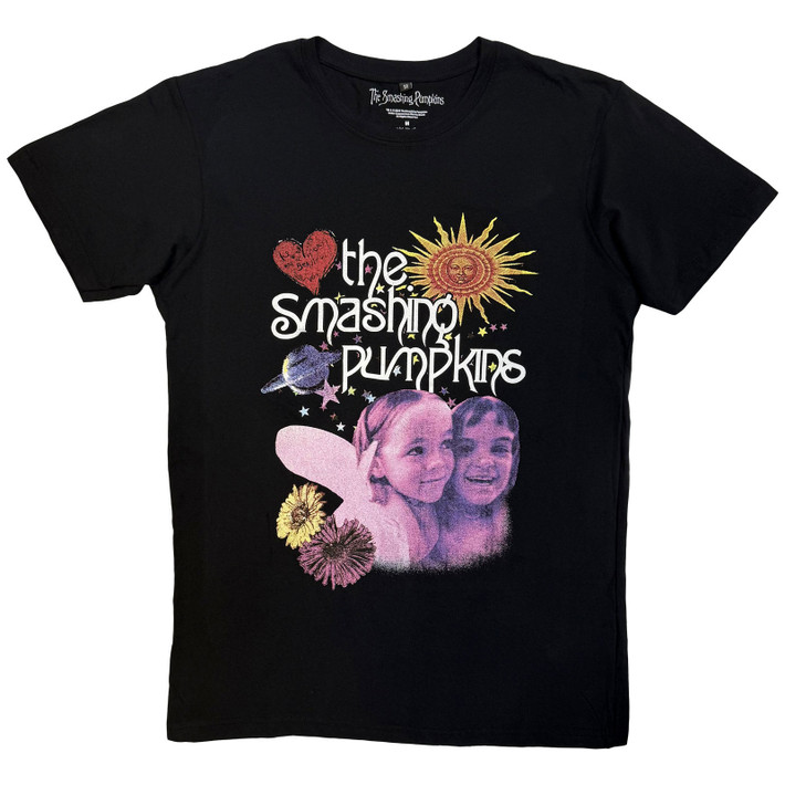 The Smashing Pumpkins 'Celestial Collage' (Black) Carbon T-Shirt