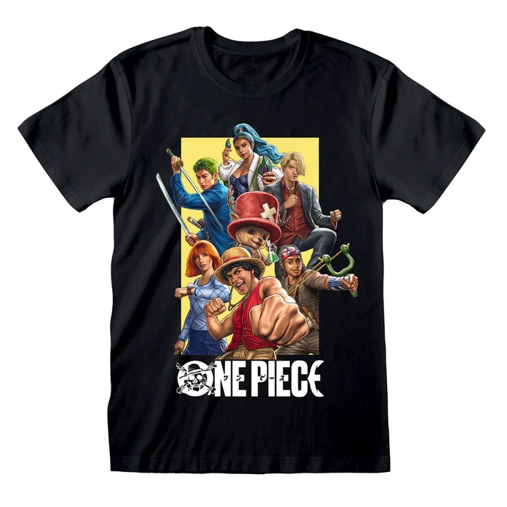One Piece 'Full Cast' (Black) T-Shirt