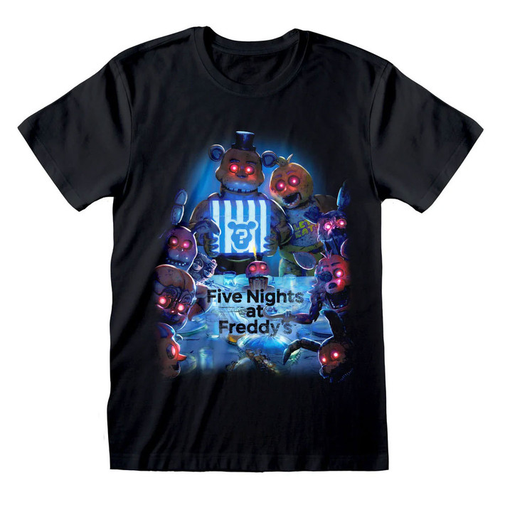 Five Nights At Freddy's 'Thanksgiving' (Black) T-Shirt