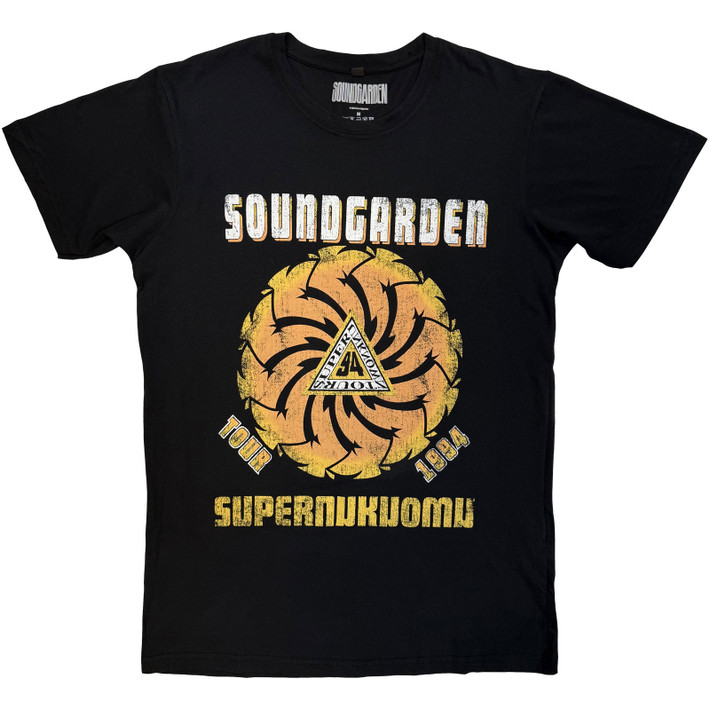 Soundgarden 'Superunknown Tour '94' (Black) Carbon T-Shirt
