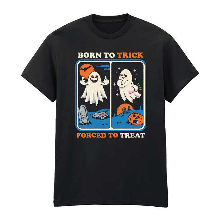 Steven Rhodes 'Trick Or Treat' (Black) T-Shirt