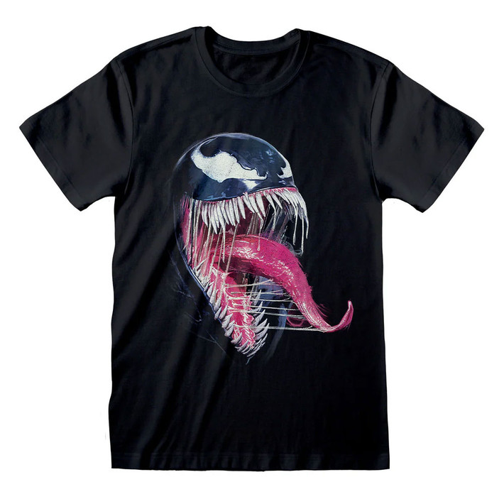 Spider-Man 'Venom Tongue' (Black) T-Shirt