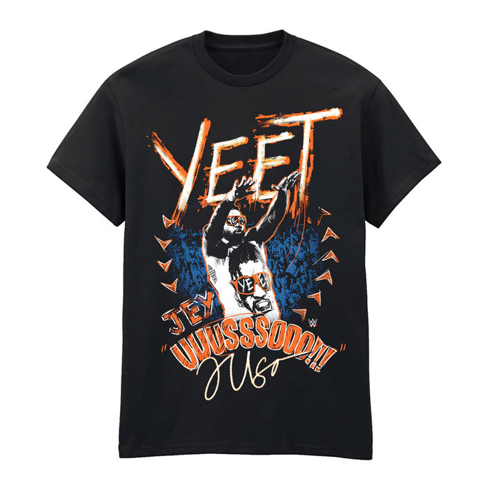 WWE - Jey Uso 'UUUSSSOOO!!!' (Black) T-Shirt