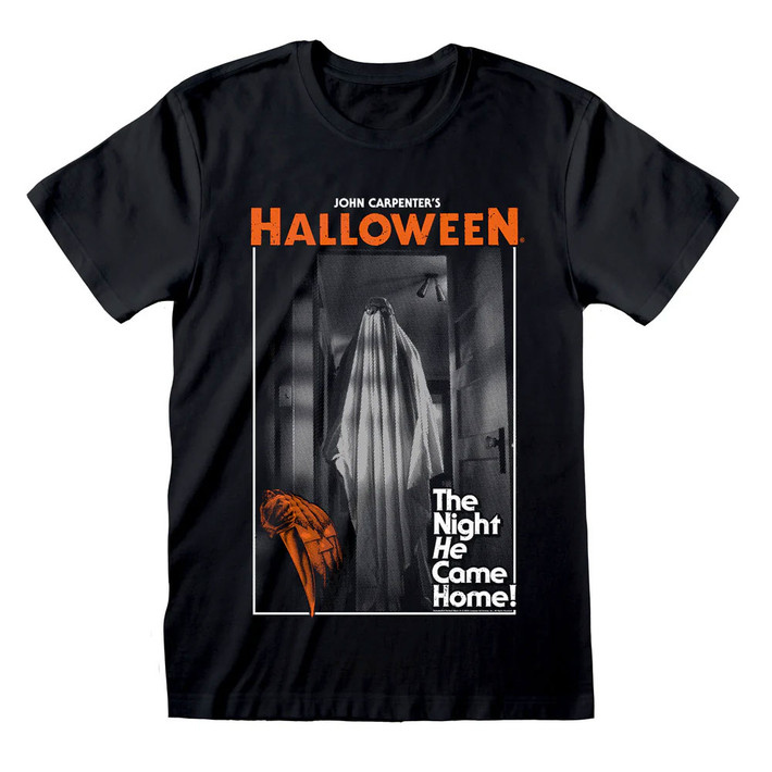Halloween 'The Night He Came Home' (Black) T-Shirt