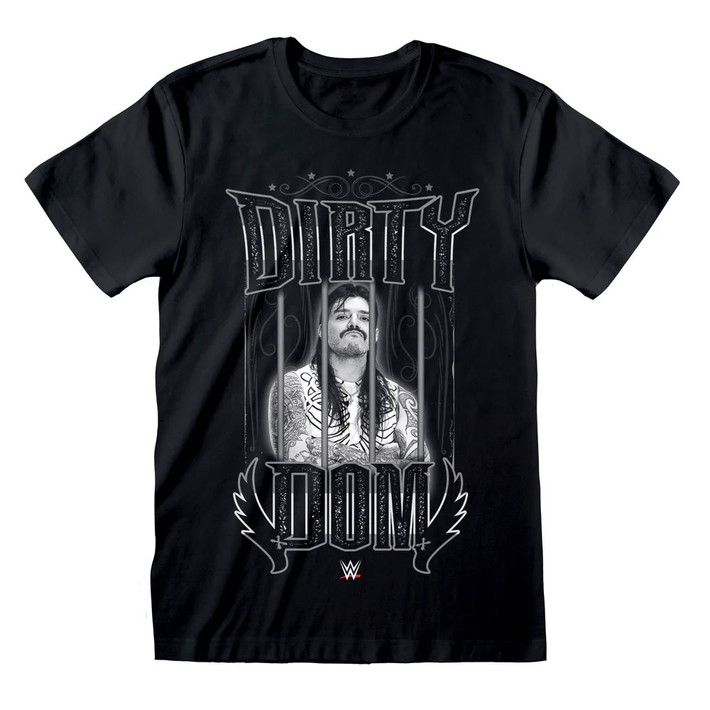 WWE - Dominik Mysterio 'Behind Bars' (Black) T-Shirt