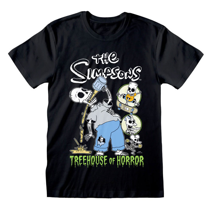 The Simpsons 'Treehouse Of Horror' (Black) T-Shirt