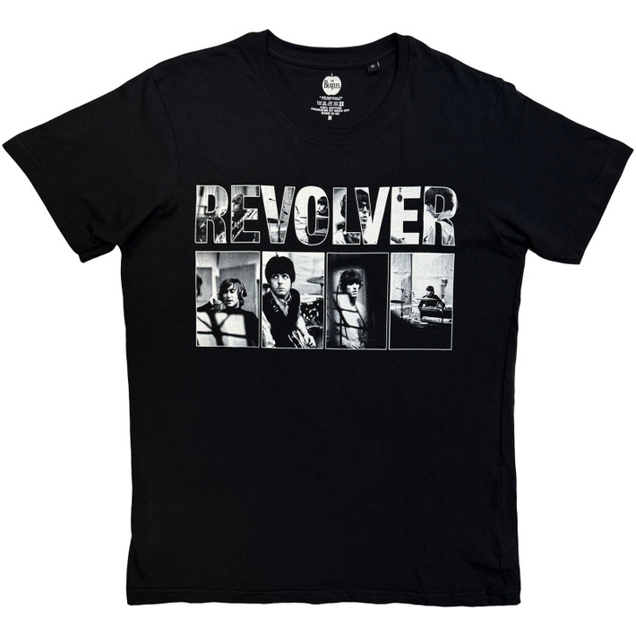The Beatles 'Revolver Portraits' (Black) T-Shirt