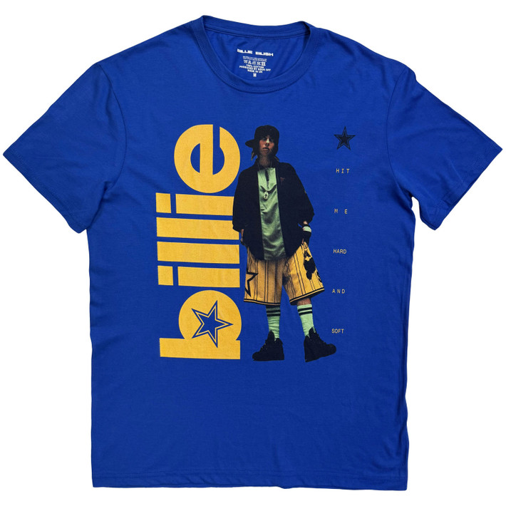 Billie Eilish 'Billie' (Blue) T-Shirt