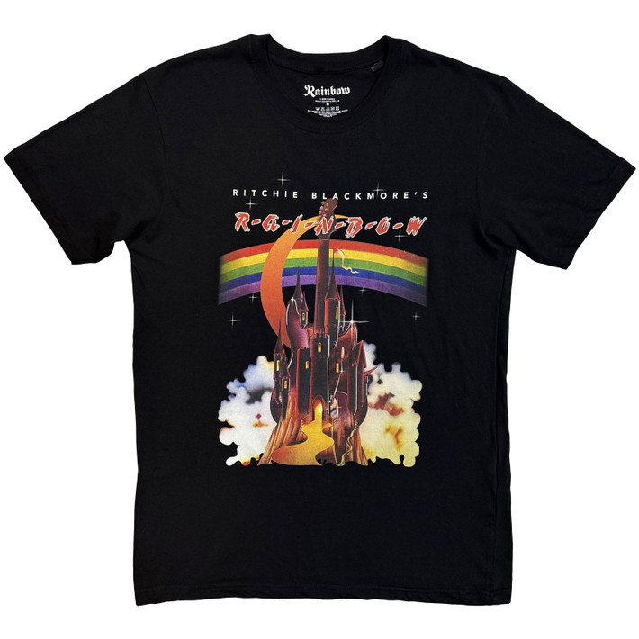 Rainbow 'Rainbow Castle' (Black) T-Shirt