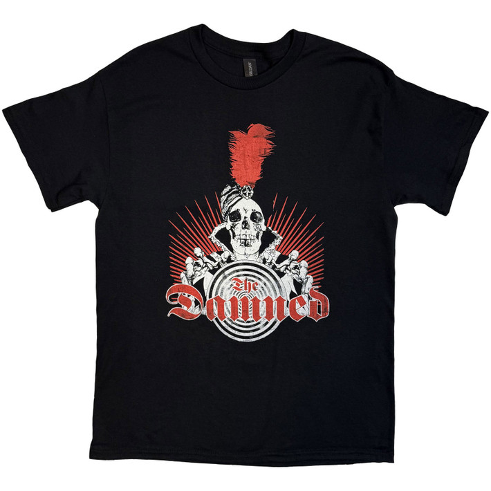 The Damned 'Skeleton/Rebellion Festival 25' (Black) Ex-Tour T-Shirt