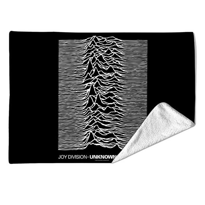 Joy Division 'Unknown Pleasures' Sherpa Fleece Blanket
