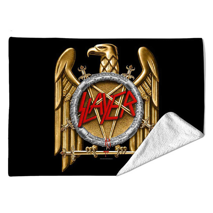 Slayer 'Golden Eagle' Sherpa Fleece Blanket
