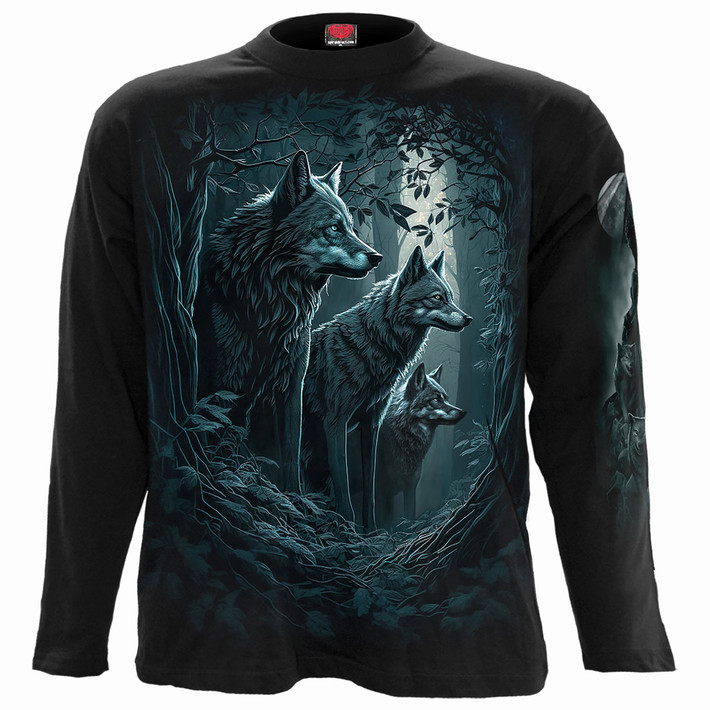 Spiral 'Forest Guardians' (Black) Long Sleeve Shirt