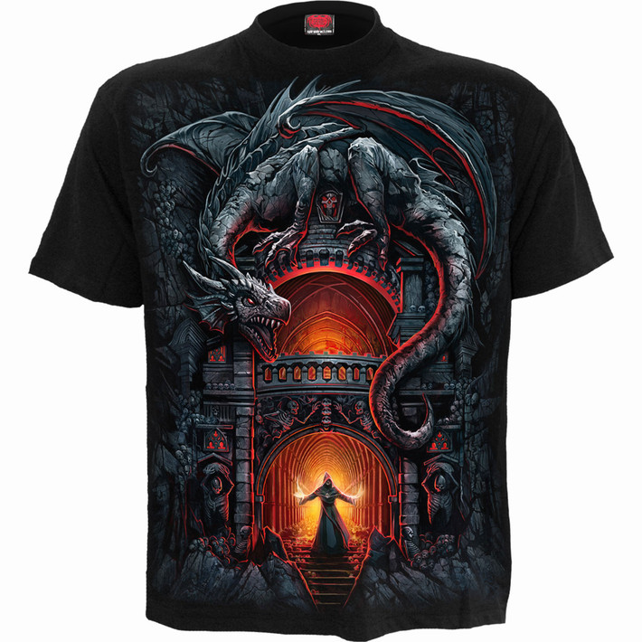 Spiral 'Dragon's Lair' (Black) T-Shirt