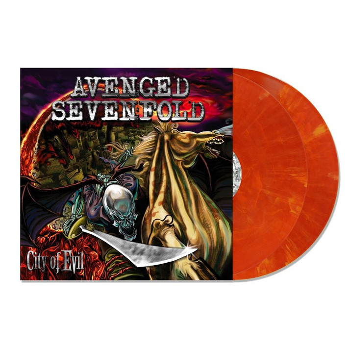 Avenged Sevenfold 'City Of Evil' 2LP Eruption Blend Vinyl