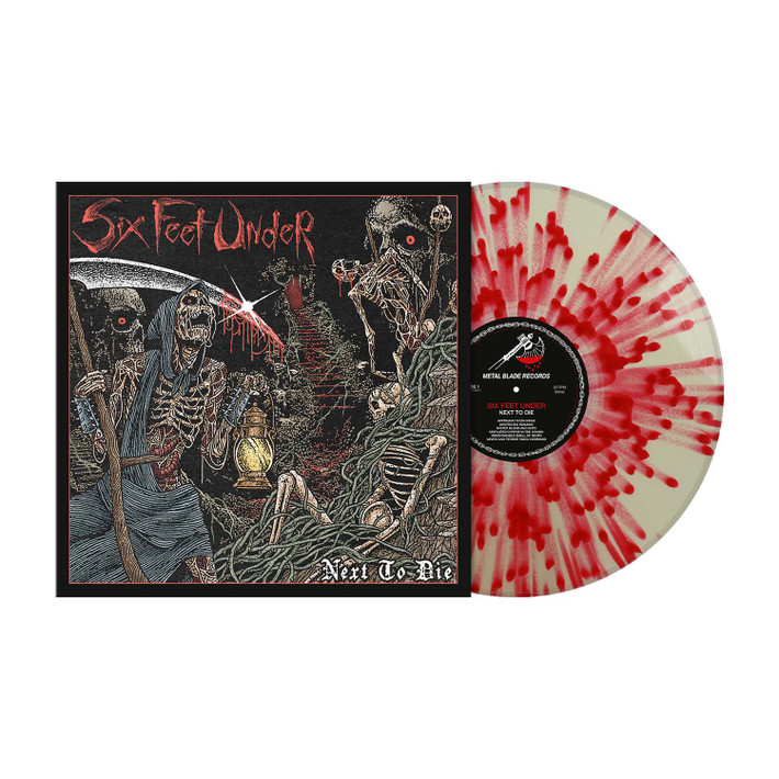 Six Feet Under 'Next To Die' LP Blood Splatter Vinyl