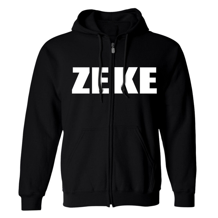 Zeke 'Til The Livin' End' (Black) Zip Up Hoodie - US Import