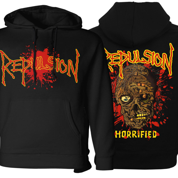 Repulsion 'Horrified' (Black) Pullover Hoodie - US Import