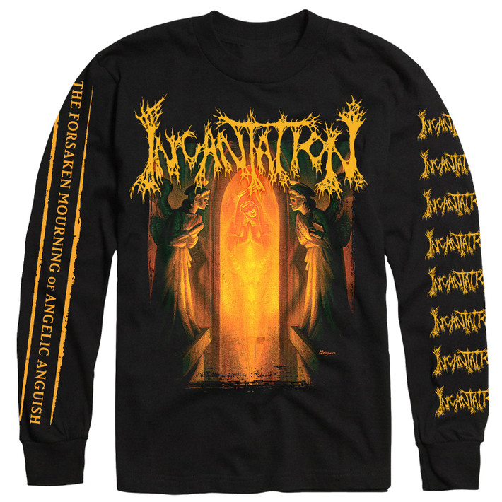 Incantation 'The Forsaken Mourning Of Angelic Anguish' (Black) Long Sleeve Shirt - US Import