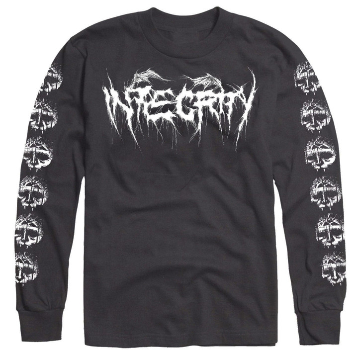 Integrity 'Batwing Logo' (Charcoal) Long Sleeve Shirt - US Import