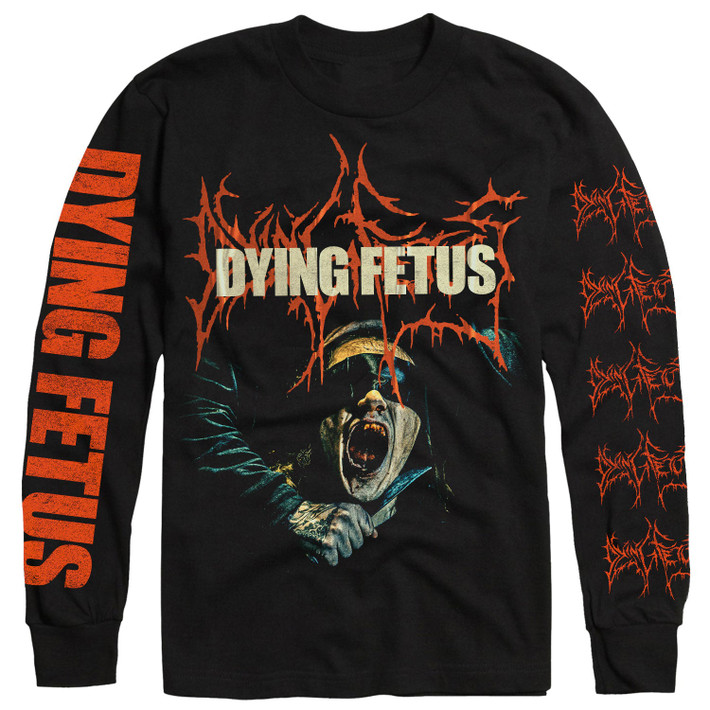 Dying Fetus 'Make Them Beg For Death' (Black) Long Sleeve Shirt - US Import