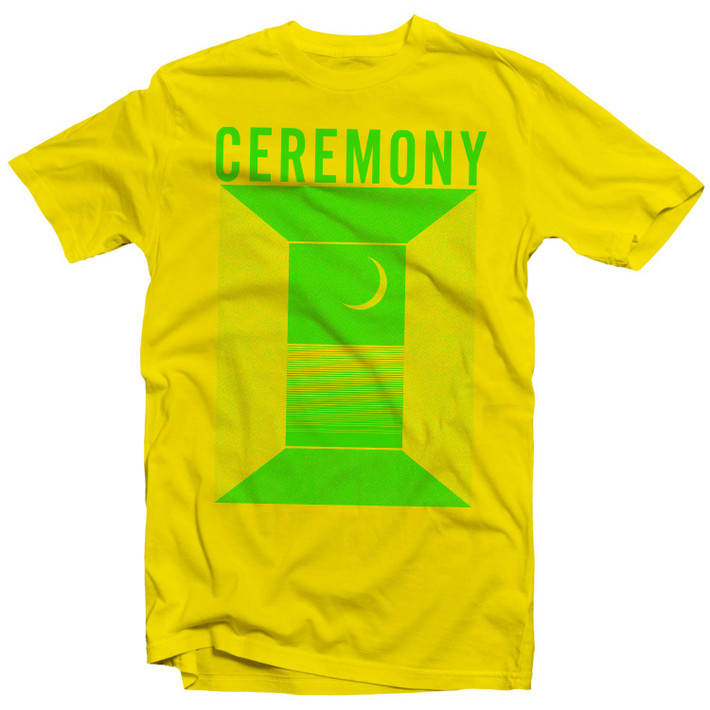 Ceremony 'In The Spirit World Now Synthetic Remixes' (Yellow) T-Shirt - US Import