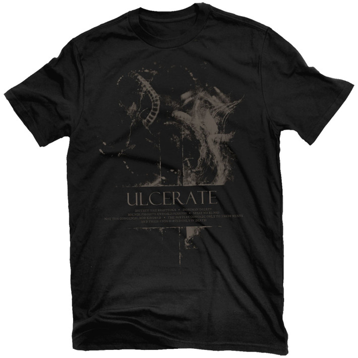 Ulcerate 'Vermis' (Black) T-Shirt - US Import