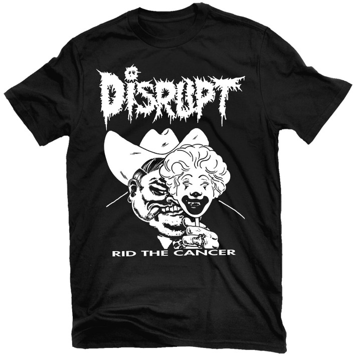 Disrupt 'Rid The Cancer' (Black) T-Shirt - US Import