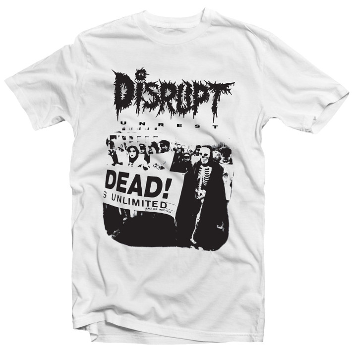 Disrupt 'Unrest' (White) T-Shirt - US Import