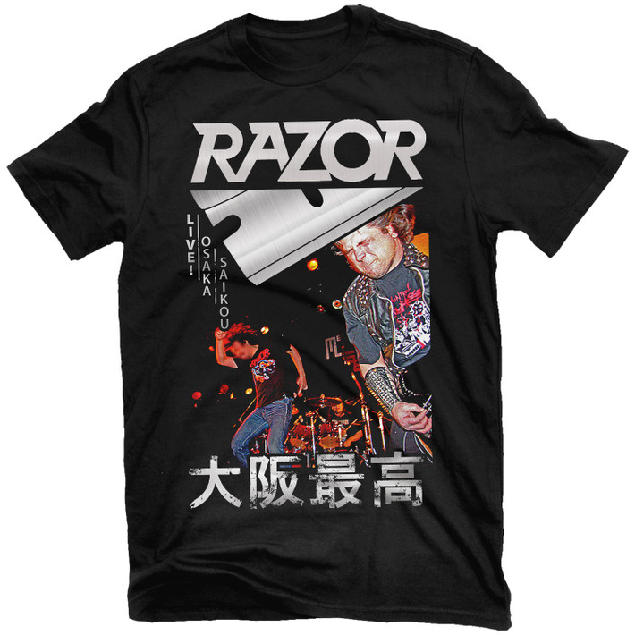 Razor 'Live! Osaka Saikou Â§ßÈò™ÊúÄÈ´ò' (Black) T-Shirt - US Import