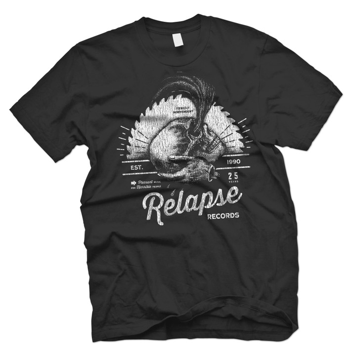 Relapse Records 'Hand of Doom' (Black) T-Shirt - US Import
