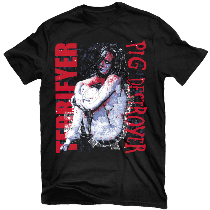 Pig Destroyer 'Downpour Girl' (Black) T-Shirt - US Import