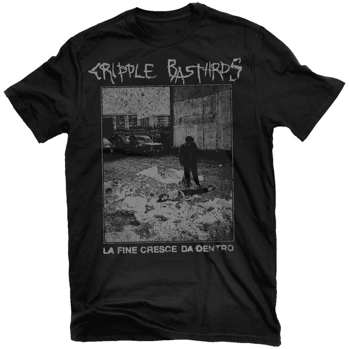 Cripple Bastards 'La Fine Cresce Da Dentro' (Black) T-Shirt - US Import