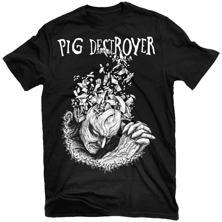 Pig Destroyer 'Jef Whitehead Design' (Black) T-Shirt - US Import