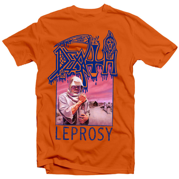 Death 'Leprosy Burnt Orange' (Burnt Orange) T-Shirt - US Import
