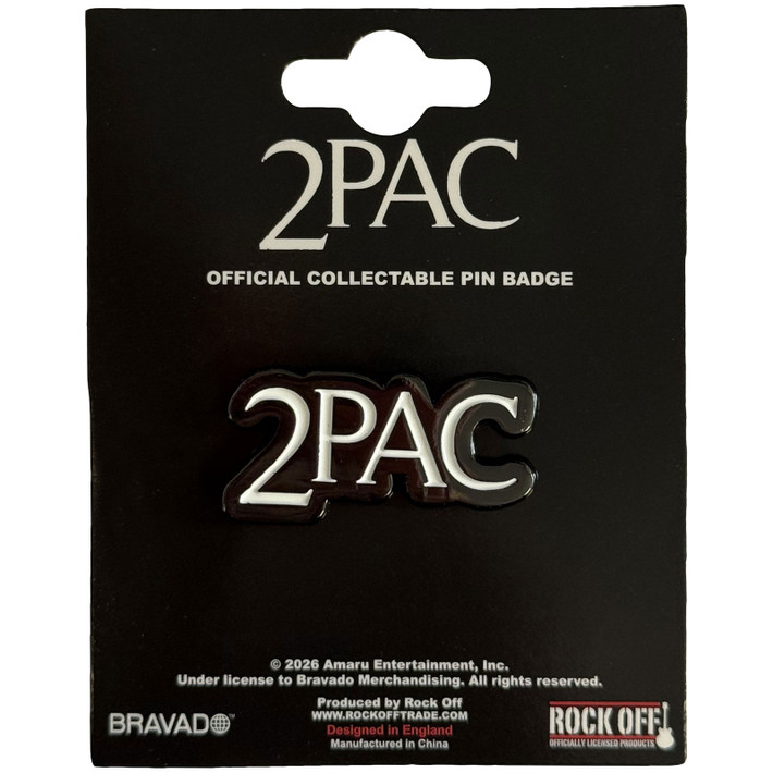 Tupac 'Classic Logo' Pin Badge