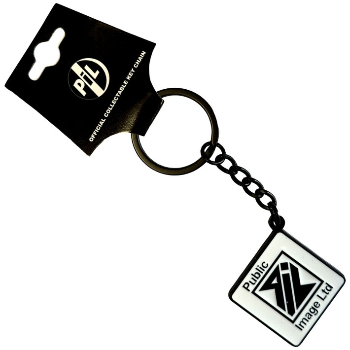 Public Image Ltd 'New Logo Black & White' Keyring