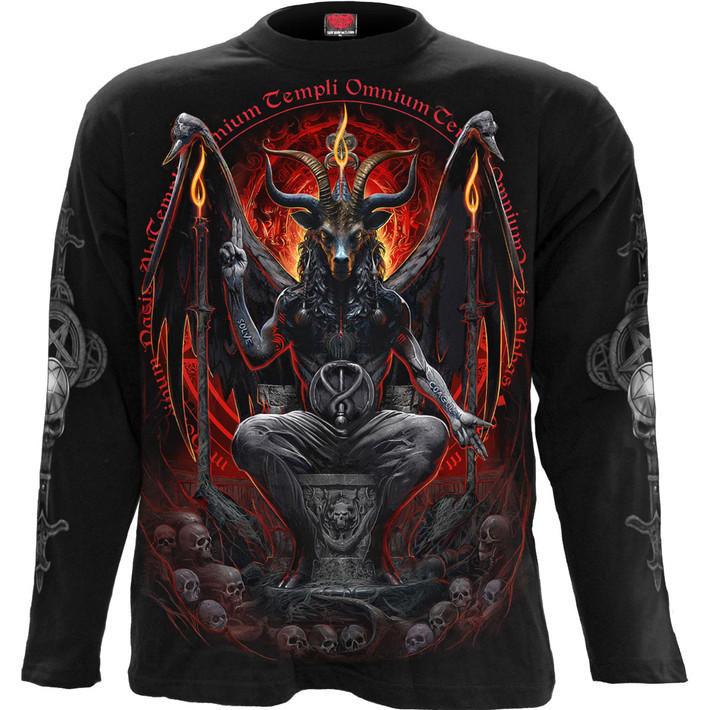 Spiral 'Baphomet' (Black) Long Sleeve Shirt