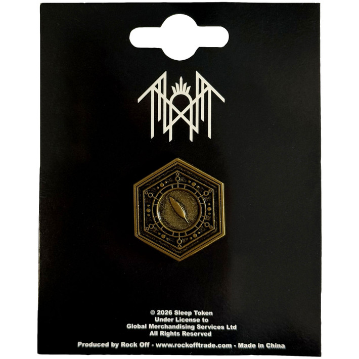 Sleep Token 'Emergence Feathered Host' Pin Badge