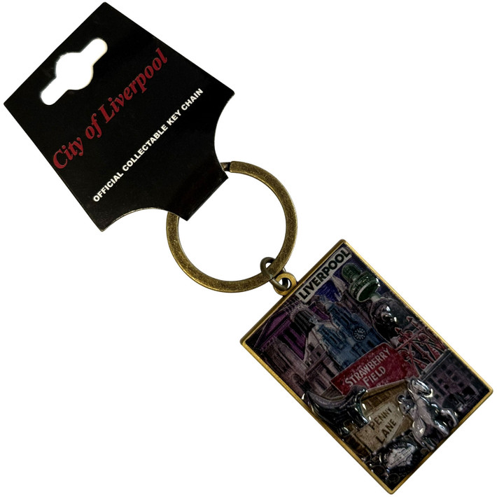 Rock Off 'City Of Liverpool Landmarks' Keyring