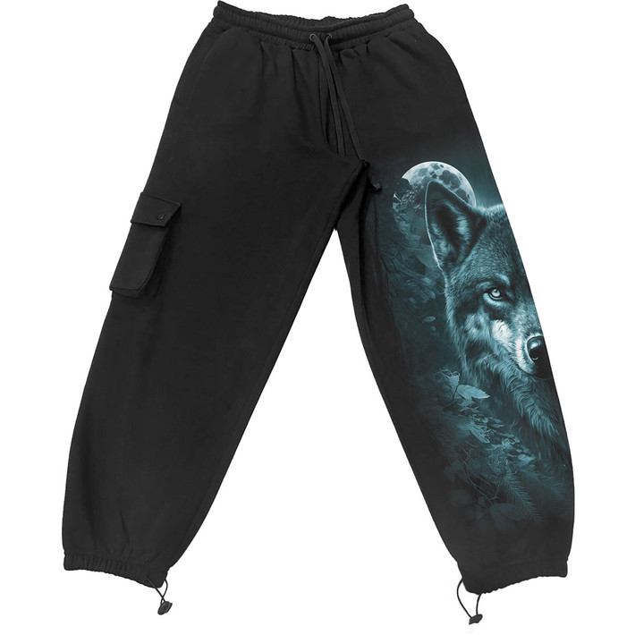 Spiral 'Forest Guardians' (Black) Cargo Joggers
