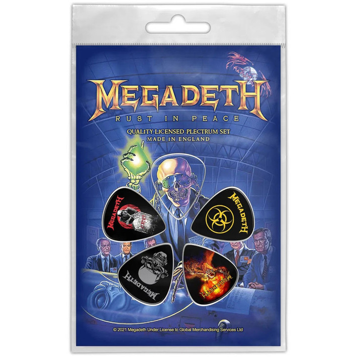 Megadeth 'Rust In Peace' Plectrum Pack
